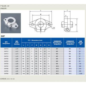 SHF16 16mm CNC Linear motion ball slide units Rail support guide shaft Bearing