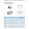 SCS8UU 8mm Linear motion ball slide units bearing block Al Rail guide shaft CNC