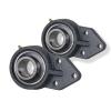 2x 1  3/16 in 3-Bolt Flange Bracket Units Cast Iron UCFB206-19 Mounted Bearing #1 small image