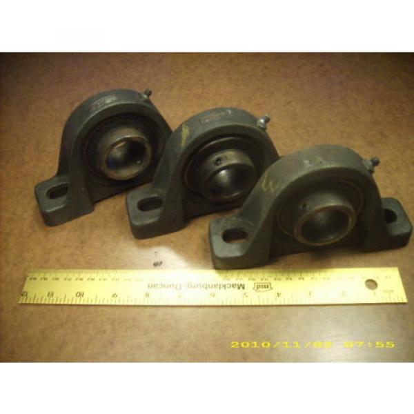 (3) used RP-1106 pillow block bearing units    36mm bore #1 image