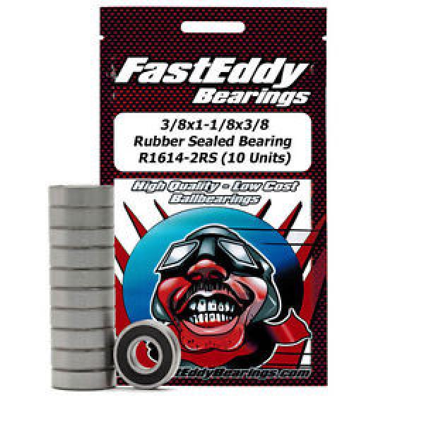 3/8x1-1/8x3/8 Rubber Sealed Bearing 1614-2RS (10 Units) #1 image