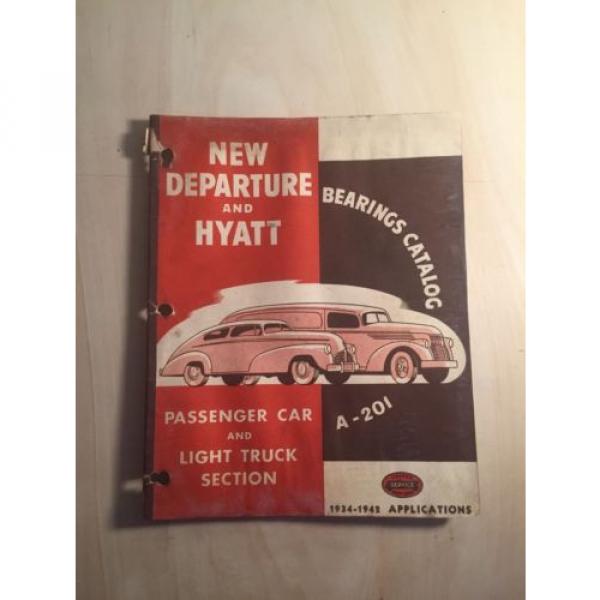 1934 - 1942 United Service Motors New Departure &amp; Hyatt Bearing Service Catalog #1 image