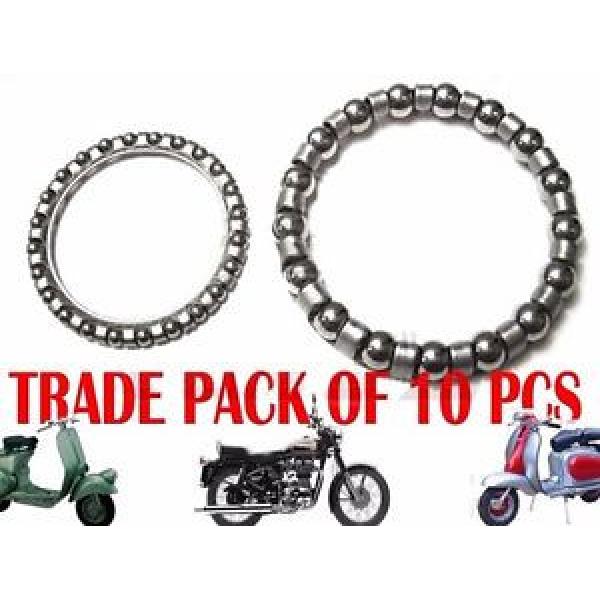 LAMBRETTA GP DL VESPA PX SCOOTERS HEADSET BEARING STEERING 10 UNITS @UK #1 image